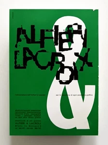 Franco Grignani Werbekarte Alfieri & Lacroix 1959 Einladung/Ephemera - Bild 1 von 1