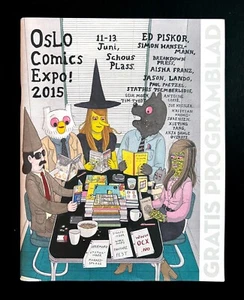 Oslo Comics Expo! 2015 Program RARE Simon Hanselmann Cover & Interior Ed Piskor - Picture 1 of 5