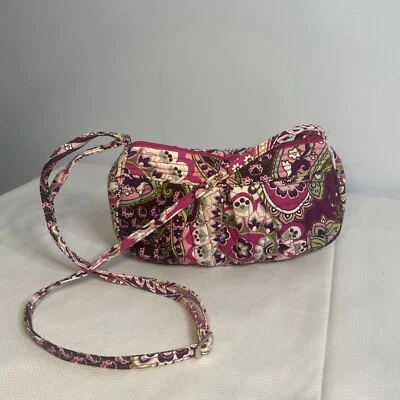 Cartera Bandolera de Hombro Vera Bradley Frannie Very Berry Paisley Foto 1 de 4