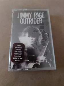 Jimmy Page: Outrider. Music Cassette Album New and Sealed US 1988 Release . - Picture 1 of 3