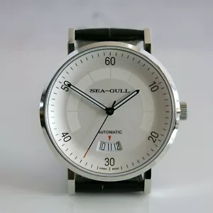Fashionable Sea-Gull D819.418 Bauhaus-trendy automatic wristwatch - Picture 1 of 19