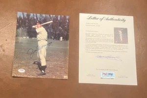 Joe Dimaggio (Dezember 1999) signed / handsigniertes 8x10 Foto - PSA DNA mit Brief - Bild 1 von 3