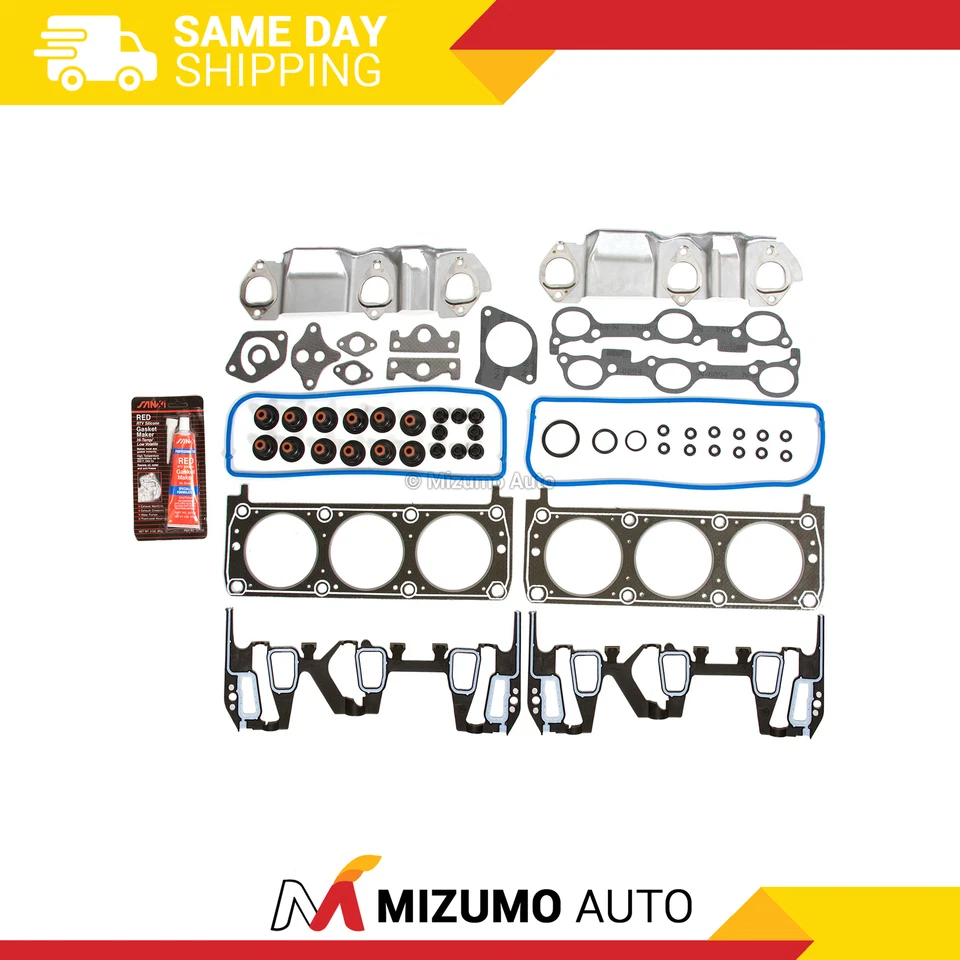 Juego de juntas de culata aptas para Chevy Pontiac Buick Oldsmobile 95-99 3.1 OHV VIN M Foto 1 de 4