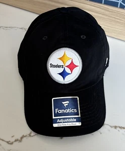 Pittsburgh Steelers Fanatics Clean Up Adjustable Baseball Cap Hat Brand New NFL - Picture 1 of 8