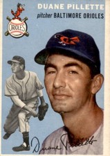 1954 Topps #107 Duane Pillette Baltimore Orioles VG-EX