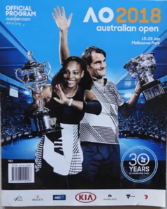 2018 AUSTRALIAN OPEN Official Souvenir Magazine Program Melbourne - Picture 1 of 9
