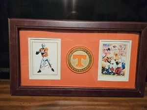 Rare peyton manning autographed Framed painting Framed Art Daniel Moore Artist  - Picture 1 of 11