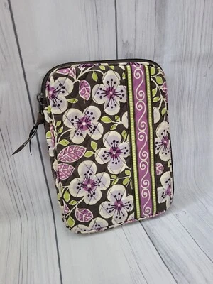 Vera Bradley 紫色梅花瓣花卉文件盒平板电脑  — 第 1/4 张图片