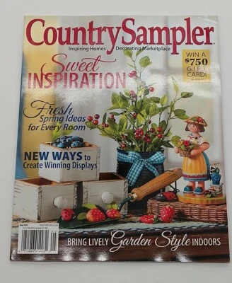 Country Sampler May 2020 Magazine Issue Lively Indoor Garden Style $750 GiftCard - Image 1 of 3