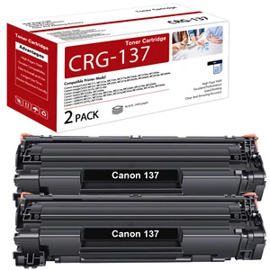 2x CRG137 Toner Cartridge for Canon 137 ImageClass LBP151dw MF236n MF247dw - Picture 1 of 8