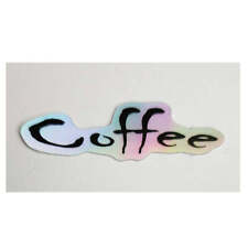 Holographic Die-cut Stickers "Coffee"