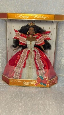Barbie Happy Holidays Edición Especial 1997 Mattel Navidad Afroamericana  Foto 1 de 4