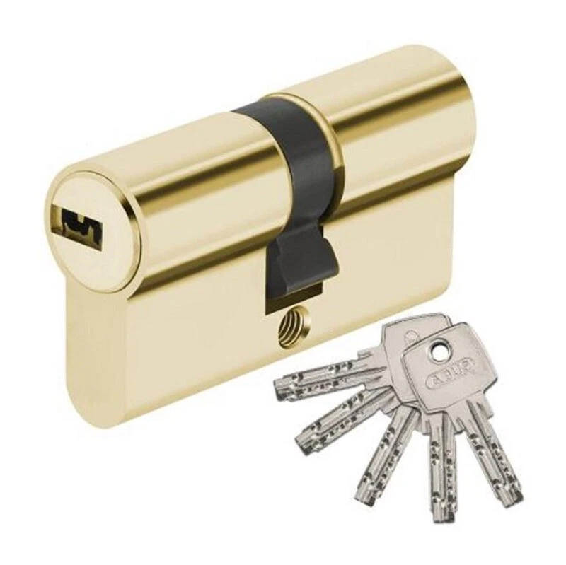 Cilindro Europeo a infilare serratura porta da 60mm 5 chiavi lucchetto - Immagine 1 di 1