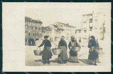 Udine Città Costumi WWI Foto cartolina RT2232