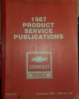 1987 Chevrolet Service and Product Bulletins Book Manual CK S10 Blazer