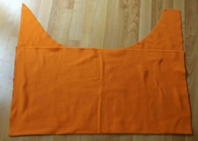 Pieza Tela polar naranja suave Coser artículos de patio Artesanía Textil Material Coser  Foto 1 de 4