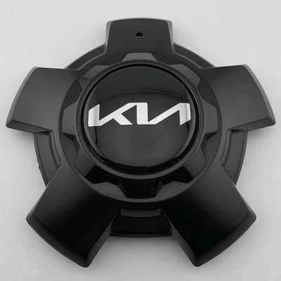 KIA TELLURIDE CENTER CAP WHEEL HUB COVER 52960-S9200 2023-25 Gloss Black - Image 1 of 4