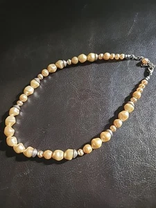 Faux Pearl Short Chocker Necklace - Picture 1 of 5