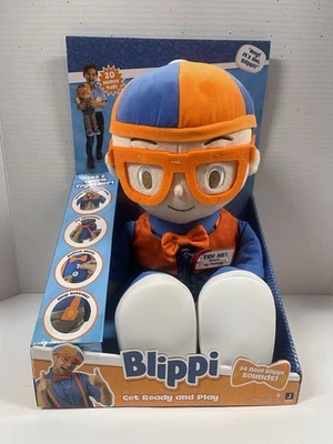 Pelúcia Blippi Get Ready and Play - 20 polegadas vestir pelúcia com sons - Imagem 1 de 4