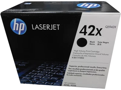 HP Q5942X (42X) LaserJet 4250 4350 Black High Capacity Toner Cartridge 20k OEM - Image 1 of 2