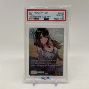 2024 FINAL FANTASY HIDDEN HOPE 036C RINOA ARTE COMPLETO PSA 10 gemas ¡Como nuevo! - Imagen 1 de 6