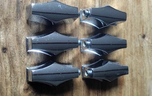 X 6 COQUILLES FIBES TOM CAISSE CLAIRE / FIBES ORIGINAL SNARE TOM DRUM LUGS LOT10 - Imagen 1 de 6