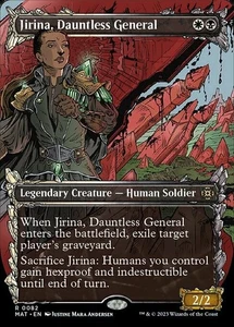MTG JIRINA, DAUNTLESS GENERAL SHOWCASE March of the Machine: The Aftermath NM - Picture 1 of 1