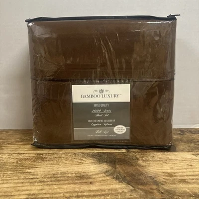 Juego de sábanas de lujo de bambú Duke Imports 6 piezas bolsillos profundos calidad hotelera Foto 1 de 4