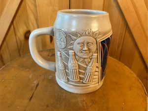 Vintage 1996 Coca Cola Large Coffee Mug/Stein Moon & Sun Ceramic Collectible (86 - Picture 1 of 13