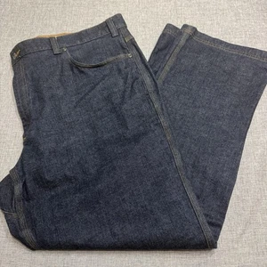 Duluth Trading Mens Jeans 46x32 Ballroom Flex Stretch Denim Blue Dark Wash EUC - Picture 1 of 13