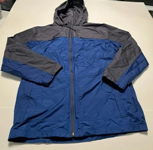 Nike Windbreaker Herren Medium Hidden Hoodie Trainingsjacke Full Zip Blau - Bild 1 von 8