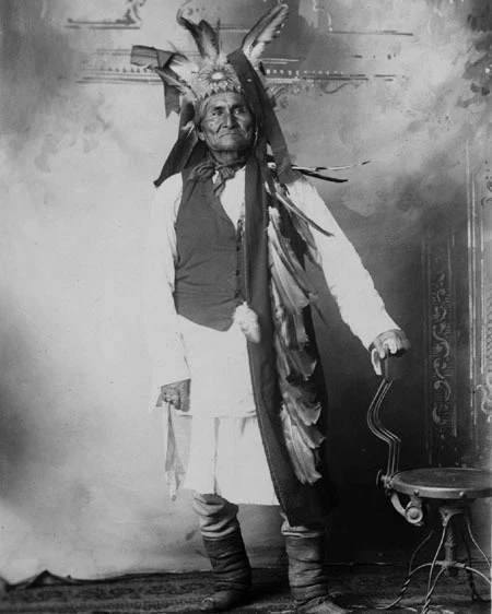 Native American Indian GERONIMO 8x10 Photo Apache War Chief Print Vintage Poster - Image 1 of 1