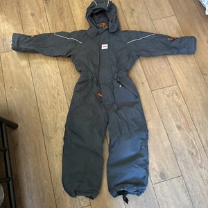 HELLY HANSEN SNOW SUIT SKI ZIP OUT LINER JACKET PANTS SNOWMOBILE 1 PC KID BOY 6 - Picture 1 of 8
