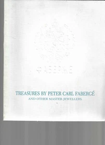 TREASURES BY PETER CECIL FABERGE AND OTHER MASTER JEWELLERS-1972 BROCHURE - Picture 1 of 5