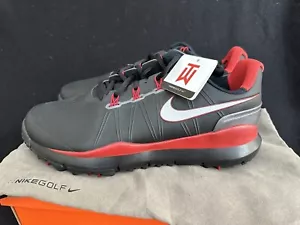 Nike Tiger Woods TW14 Golf Shoes Black Red 605390-001 TW13  US 12 / UK 11 W  NEW - Picture 1 of 9