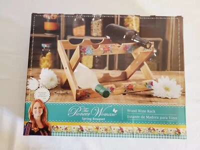 The Pioneer Woman Spring Bouquet 13.9-Inch Wine Rack - Image 1 of 4