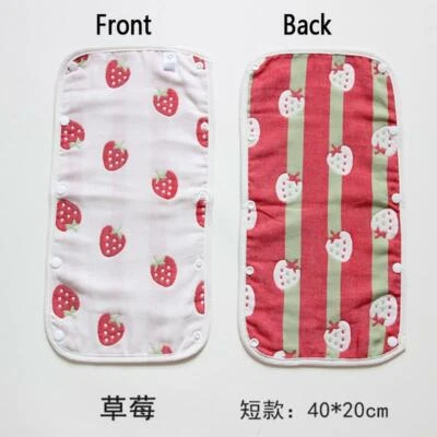 Cochecito de bebé reposabrazos toalla de saliva 2 piezas algodón puro 6 capas gasa baberos infantiles Foto 1 de 3