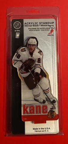 CHICAGO BLACKHAWKS PATRICK KANE Acrylic Standup Figure NHL Hockey Vtg 2007 NIP Cover