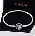 Authentic Pandora Bracelet S925 Silver Poetic Blooms Bracelet #590744cz
