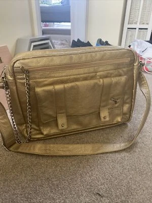 Bolso Retro Dorado Puma para Laptop Excelente Estado Foto 1 de 4