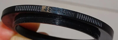 STEP down RING 49mm to 43mm Made in Japan* - Image 1 of 4