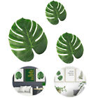  24 Pcs Tropical Leaf Coasters Faux Monstera Leaves Party Decor