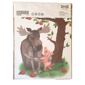 IKEA TVILLING Design Ann-Cathrine Sigrid Stahlberg 2 Childrens Art Prints Elk - Picture 1 of 5