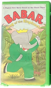 Babar - King of the Elephants (1998), VHS Movie, HBO Kids Home Video, CLAMSHELL - Picture 1 of 5