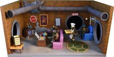 NECA Teenage Mutant Ninja Turtles Cartoon Sewer Lair Living Room Diorama NEW