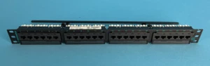 ORTRONICS 24-PORT NETWORK PATCH PANEL: 6-port modules, 19”l x 2”h|010-7262144 - Picture 1 of 6