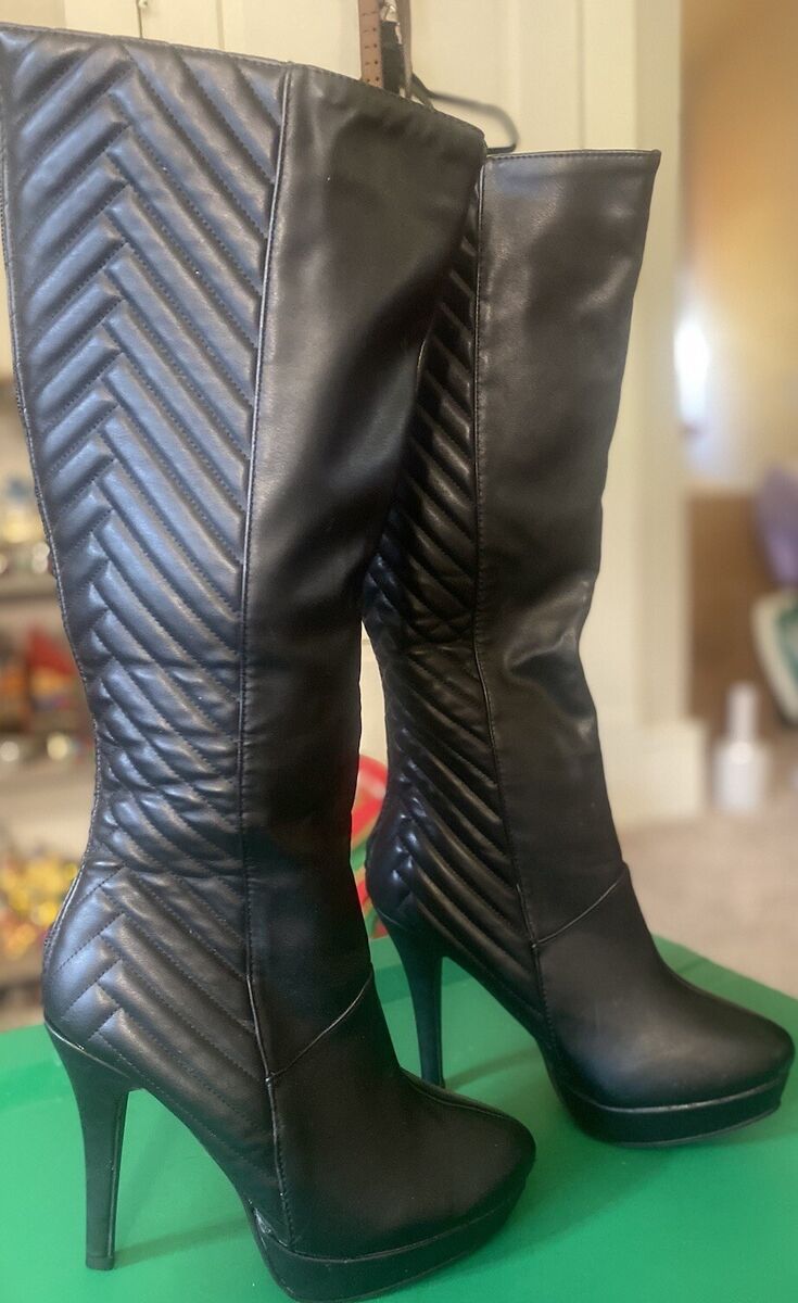 Bamboo Faux Leather Knee High Boots for Women for sale | eBay Bamboo Faux Leather Knee High Boots for Women for sale | eBay