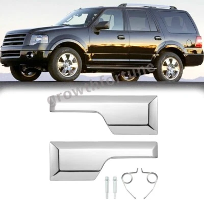 Chrome Inside Door Handle Set For 2007-2014 Ford Expedition Lincoln Navigator - Image 1 of 4