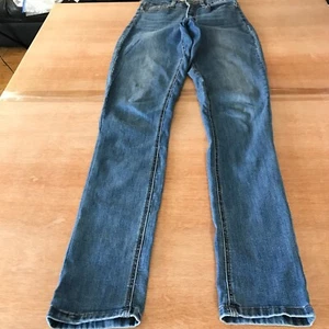 Long Tall Sally Bootcut Jeans Damen 8 blau hoher Bund Medium Wash Stretch adrett - Bild 1 von 10