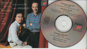 POULENC RAVEL DEBUSSY Works for Violin & Piano (CD 1996) Cho-Liang Lin Crossley